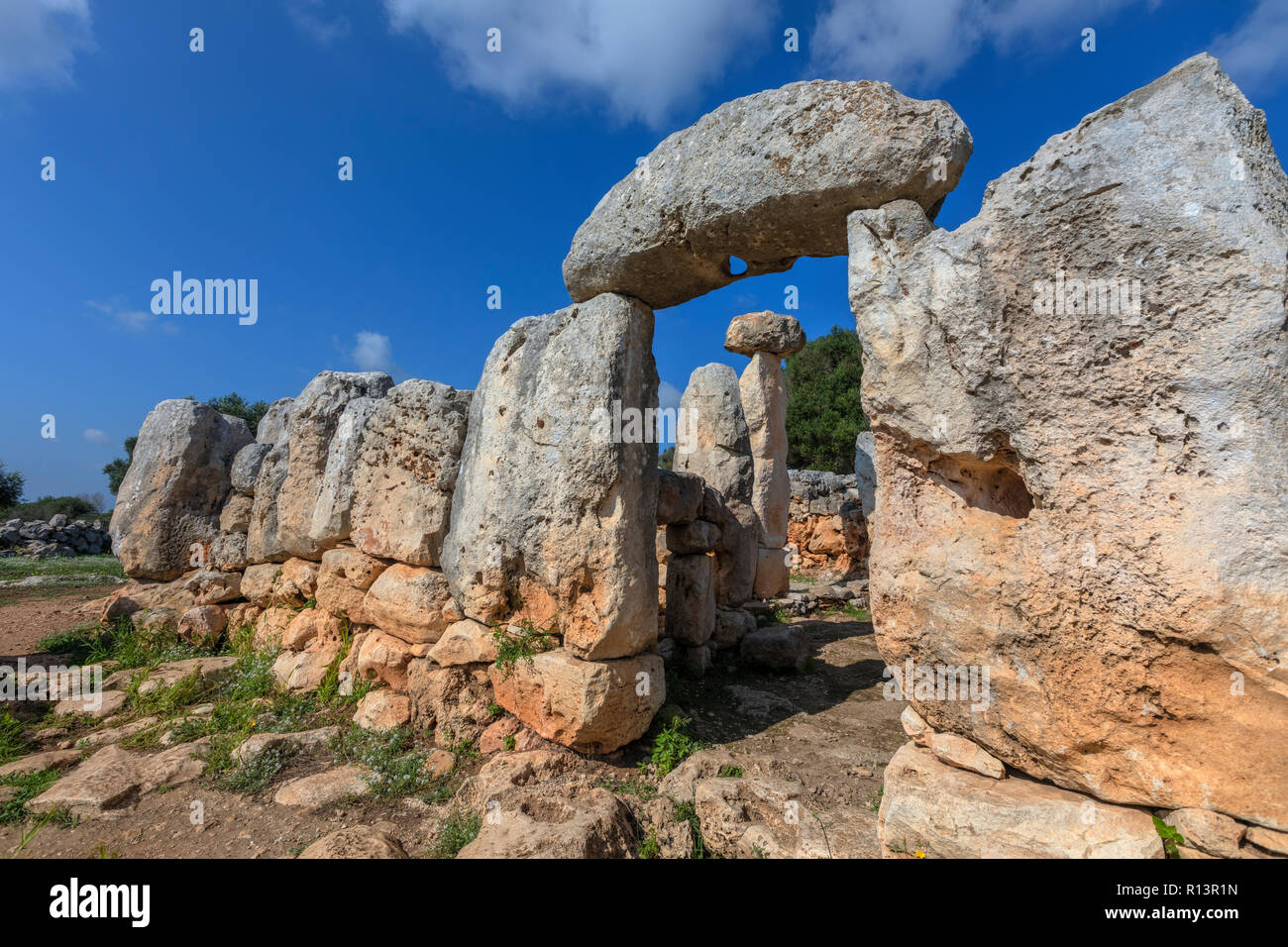 Torre d'en Galmes, Minorque, Iles Baléares, Espagne, Europe Banque D'Images