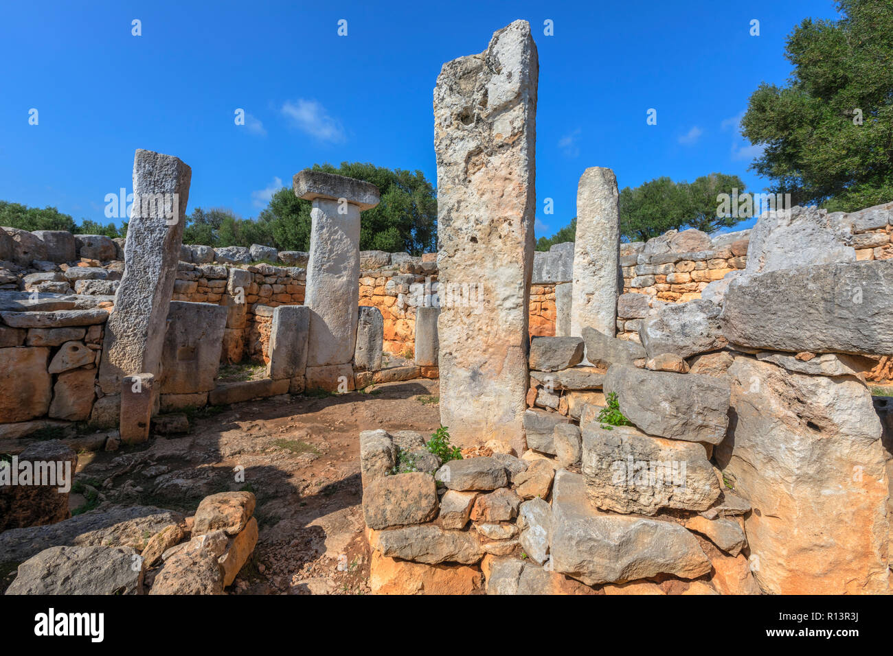 Torre d'en Galmes, Minorque, Iles Baléares, Espagne, Europe Banque D'Images