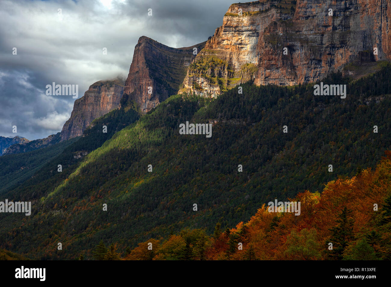 Parc national d'Ordesa et Monte Perdido. Huesca, Espagne Banque D'Images