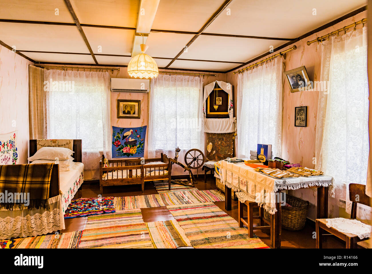 Musée de l'intérieur Kolkja des vieux croyants. Les russes dont les ancêtres sont allés contre les réformes dans l'Église orthodoxe russe il y a 300 ans, et pendant des siècles Banque D'Images