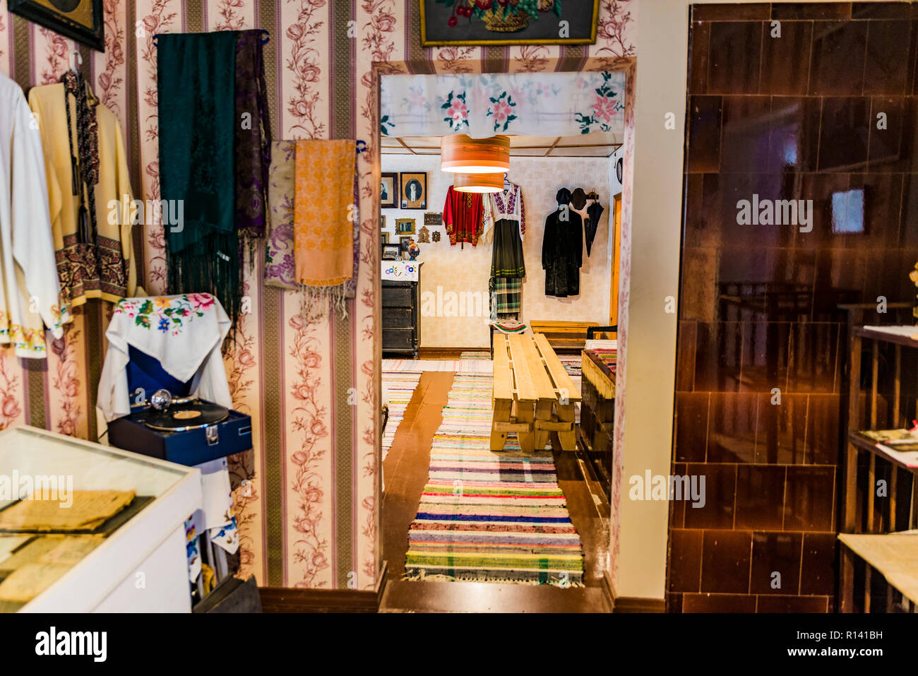 Musée de l'intérieur Kolkja des vieux croyants. Les russes dont les ancêtres sont allés contre les réformes dans l'Église orthodoxe russe il y a 300 ans, et pendant des siècles Banque D'Images