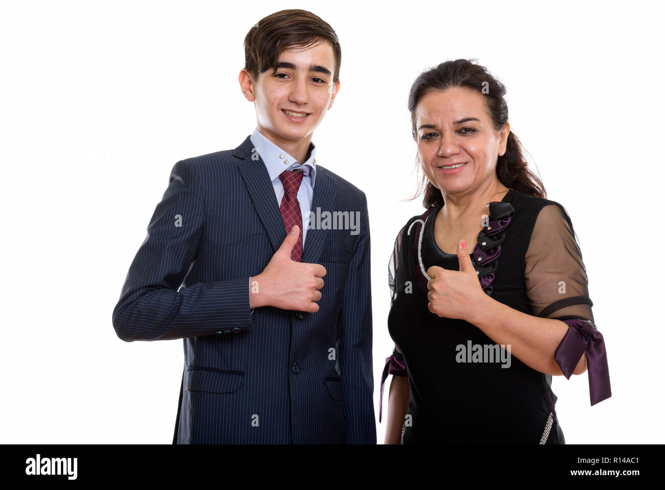 Portrait of happy young woman woman persane et matur Banque D'Images