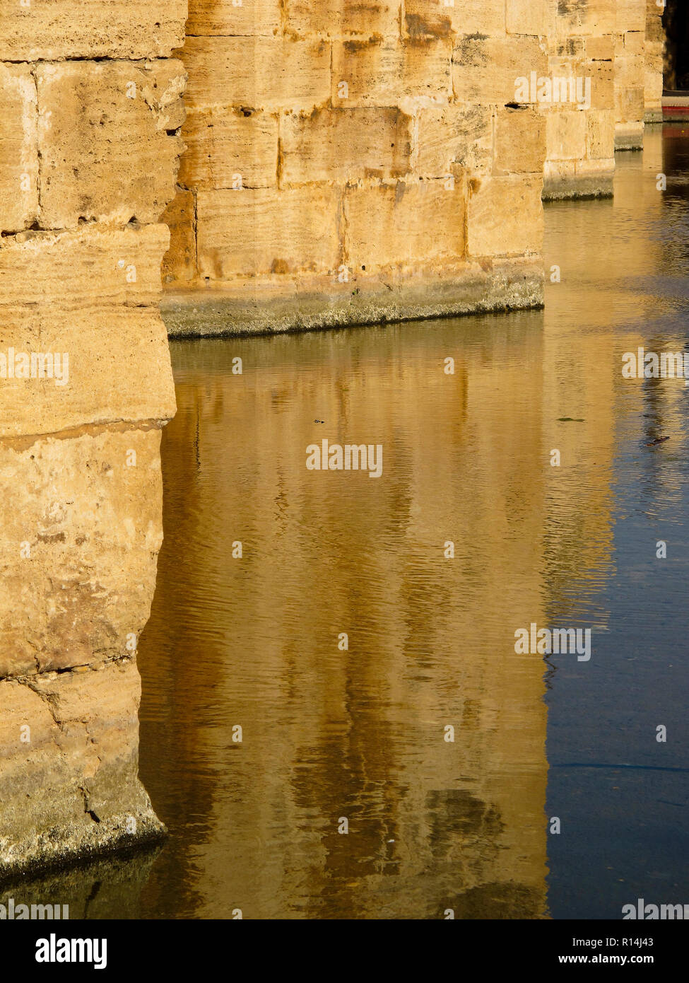 Puente del mar. Jardines del Turia, rivière Turia. Valencia, Espagne Banque D'Images