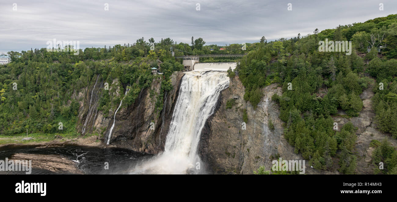 Chutes Montmorency, Parc national de la Gaspésie, Québec, Canada Banque D'Images