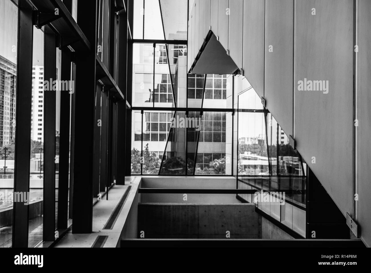 Longueuil, QC, Canada - 24-09-2018 - Université de Sherbrooke - Architecture intérieure Banque D'Images