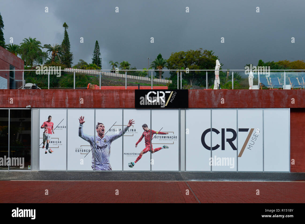 Museum CR7, Av. Sa Carneiro, Funchal, Madeira, Portugal Banque D'Images