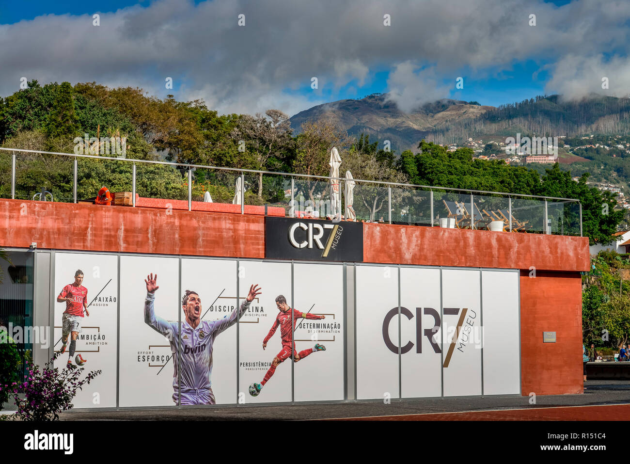 Museum CR7, Av. Sa Carneiro, Funchal, Madeira, Portugal Banque D'Images
