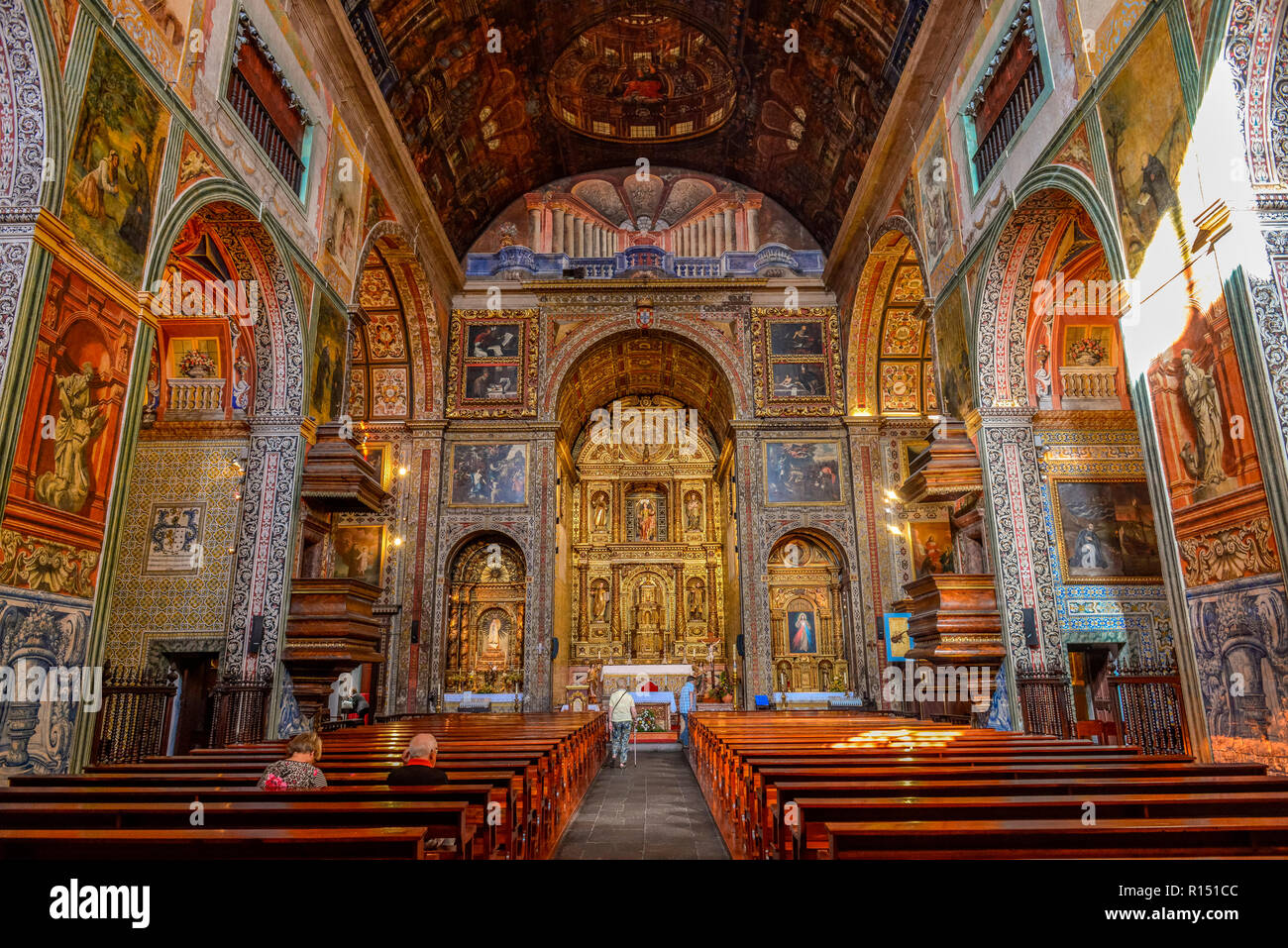 Kirche Igreja do Colegio, Praca Do Municipio, Funchal, Madeira, Portugal Banque D'Images