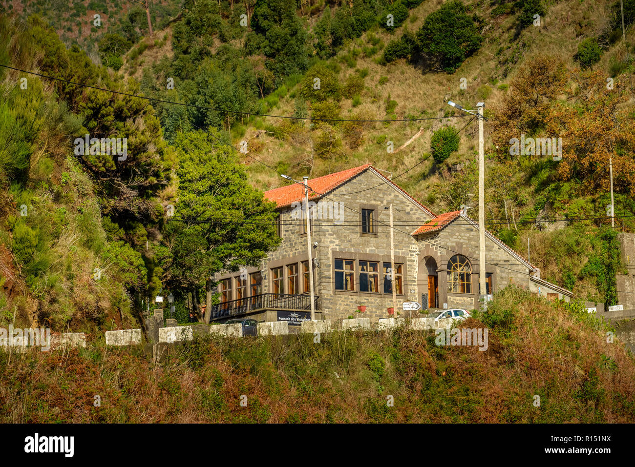 Hotel Pandu Ondangwa, Encuemada, Zentralgebirge, Madeira, Portugal Banque D'Images