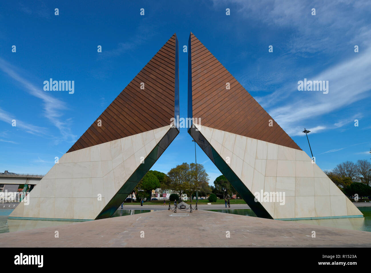 Monumento aos Combatentes do Ultramar, Belem, Lisboa, Portugal Banque D'Images