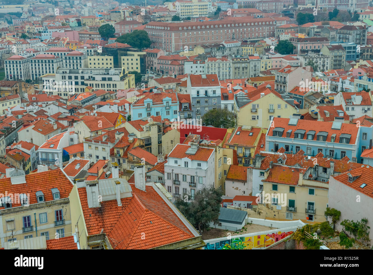 Innenstadt Baixa, Lisboa, Portugal Banque D'Images