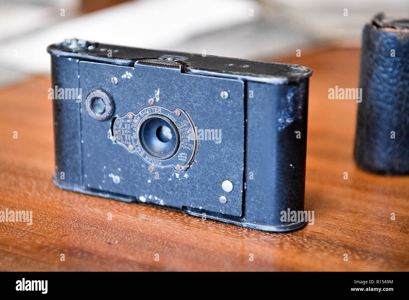 L'appareil photo Kodak Vest Pocket compact, également connu sous le nom de Kodak ou VPK « soldiers', appartenant au capitaine Robert Harley Egerton Bennett, qu'il a utilisé pour prendre des photos pendant son temps à Ypres, en Belgique, au cours de la Première Guerre mondiale. Banque D'Images