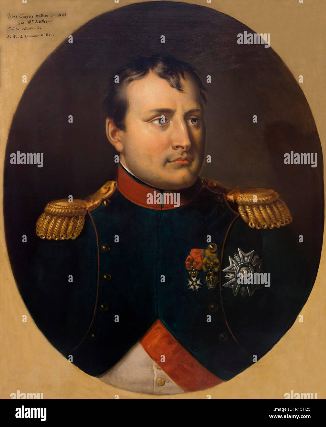 Napoléon Ier, Portrait, René Théodore Berthon, 1809, levier Dame Art Gallery, Port Sunlight, Liverpool, Angleterre, Royaume-Uni, Europe Banque D'Images