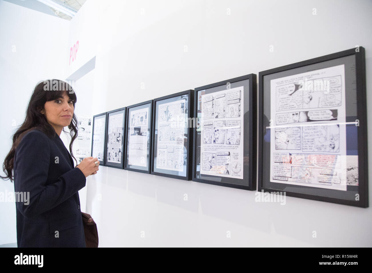 Roma, Italie. 09Th Nov, 2018. Inauguration de l'exposition 'Zerocalcare Scavare Fossati · Nutrire Coccodrilli" au Maxxi de Rome Crédit : Matteo Nardone/Pacific Press/Alamy Live News Banque D'Images