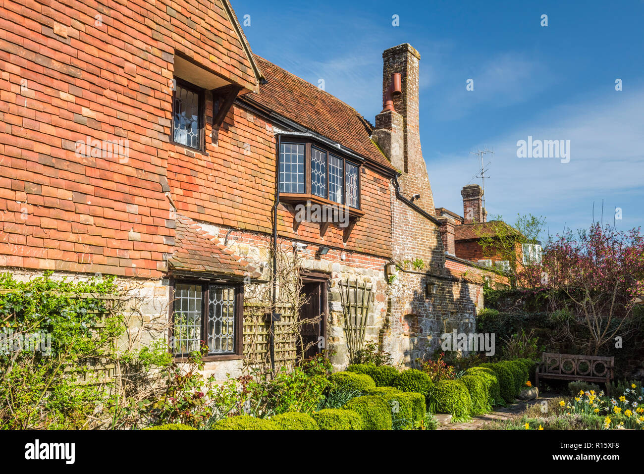 L'Almonry Bataille (Musée) dans la ville historique de Battle, East Sussex, Angleterre Banque D'Images