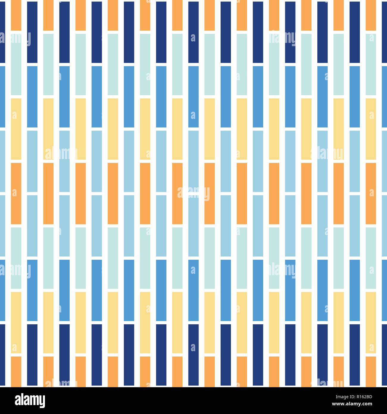 Carreaux mosaïques colorées sans motif. Vector Piscine d'été à la mode lunatique Arrière-plan géométrique. Abstract Mid-Century Geo avec une touche moderne. Perfect Illustration de Vecteur