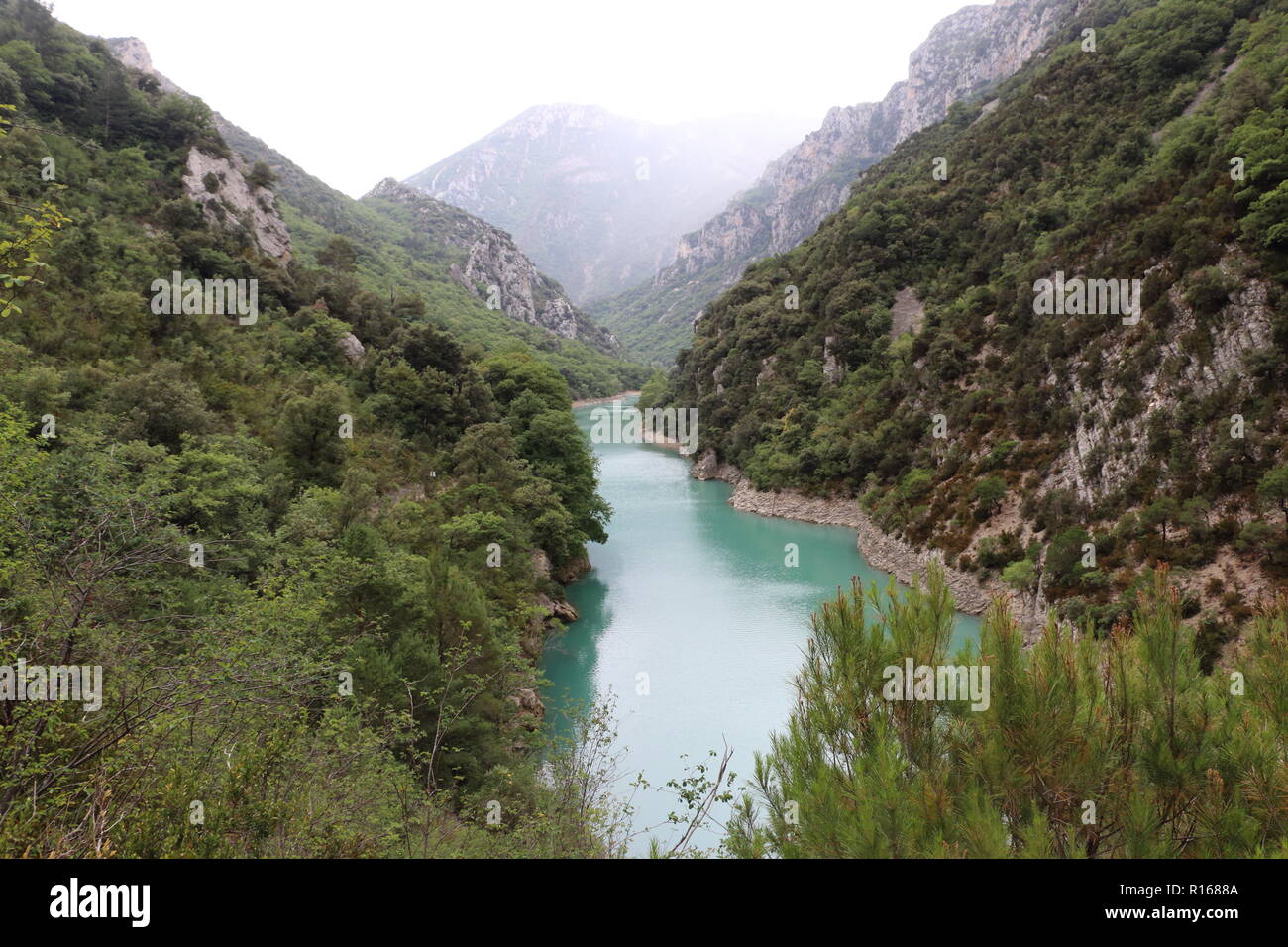 Superbes Gorges du Verdon France Banque D'Images