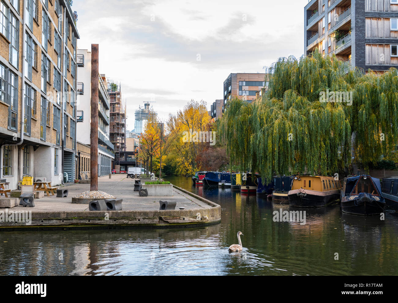 Wenlock Basin, Londres Banque D'Images