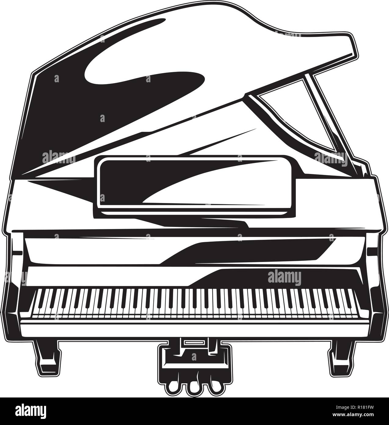 Les instruments de percussion de l'équipement, événement, harmonie, trompette Banjo Illustration de Vecteur