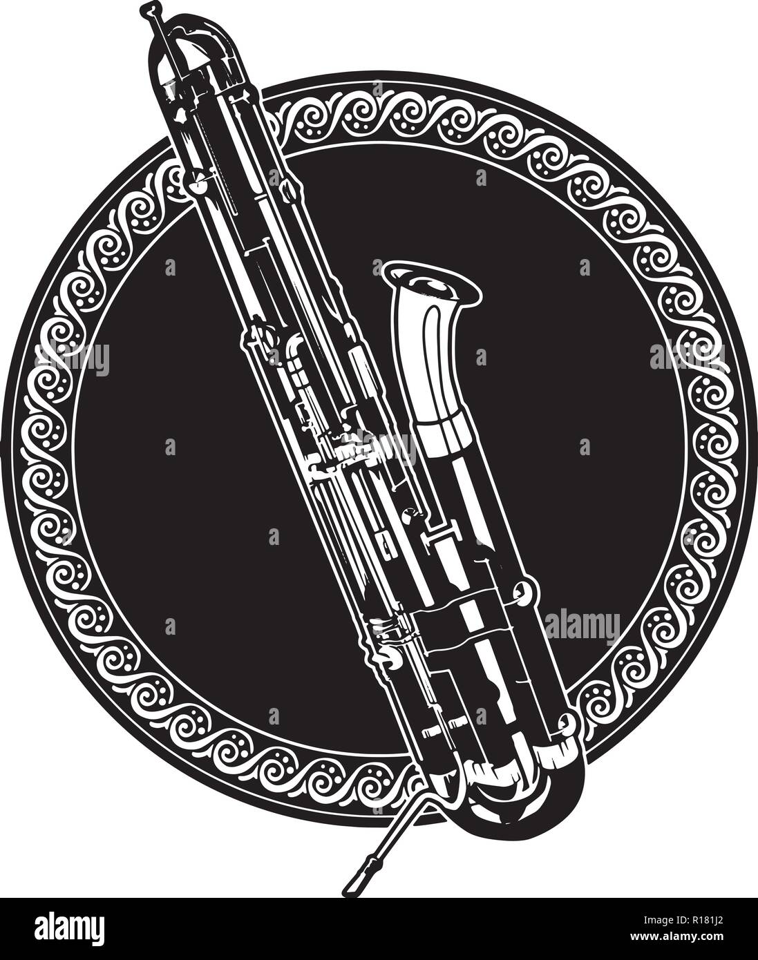 Les instruments de percussion de l'équipement, événement, harmonie, trompette Banjo Illustration de Vecteur