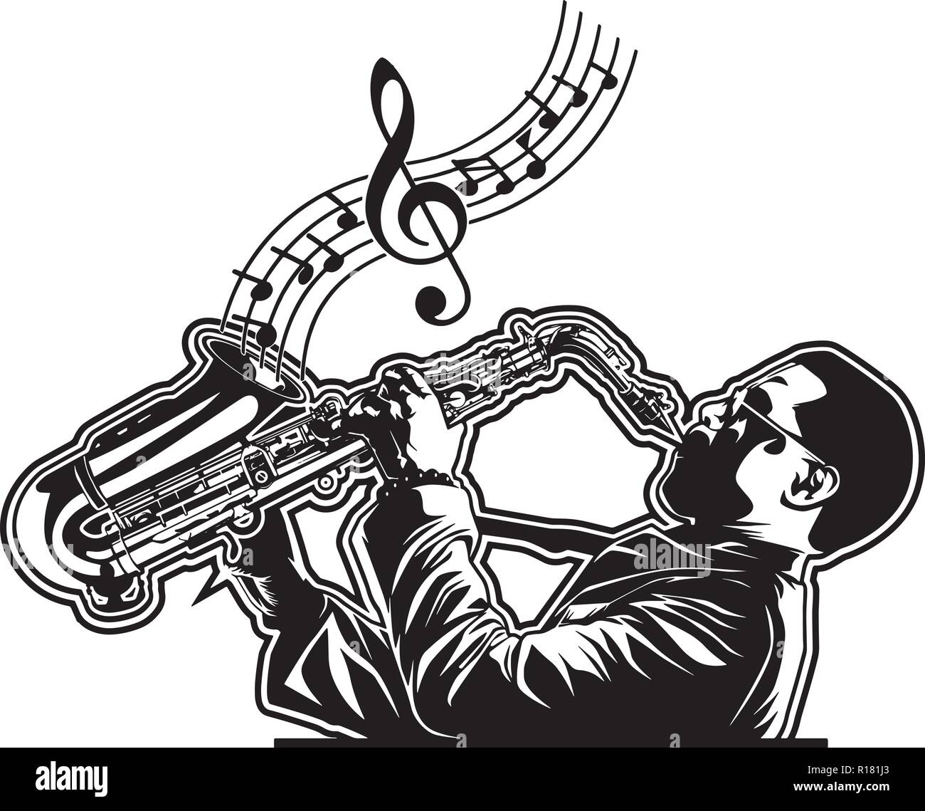 Les instruments de percussion de l'équipement, événement, harmonie, trompette Banjo Illustration de Vecteur