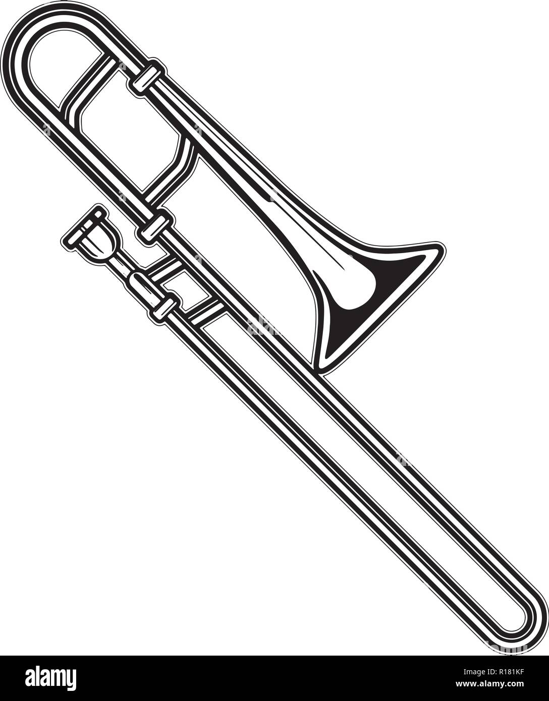 Les instruments de percussion de l'équipement, événement, harmonie, trompette Banjo Illustration de Vecteur