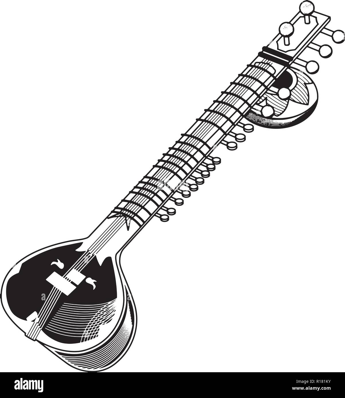 Les instruments de percussion de l'équipement, événement, harmonie, trompette Banjo Illustration de Vecteur