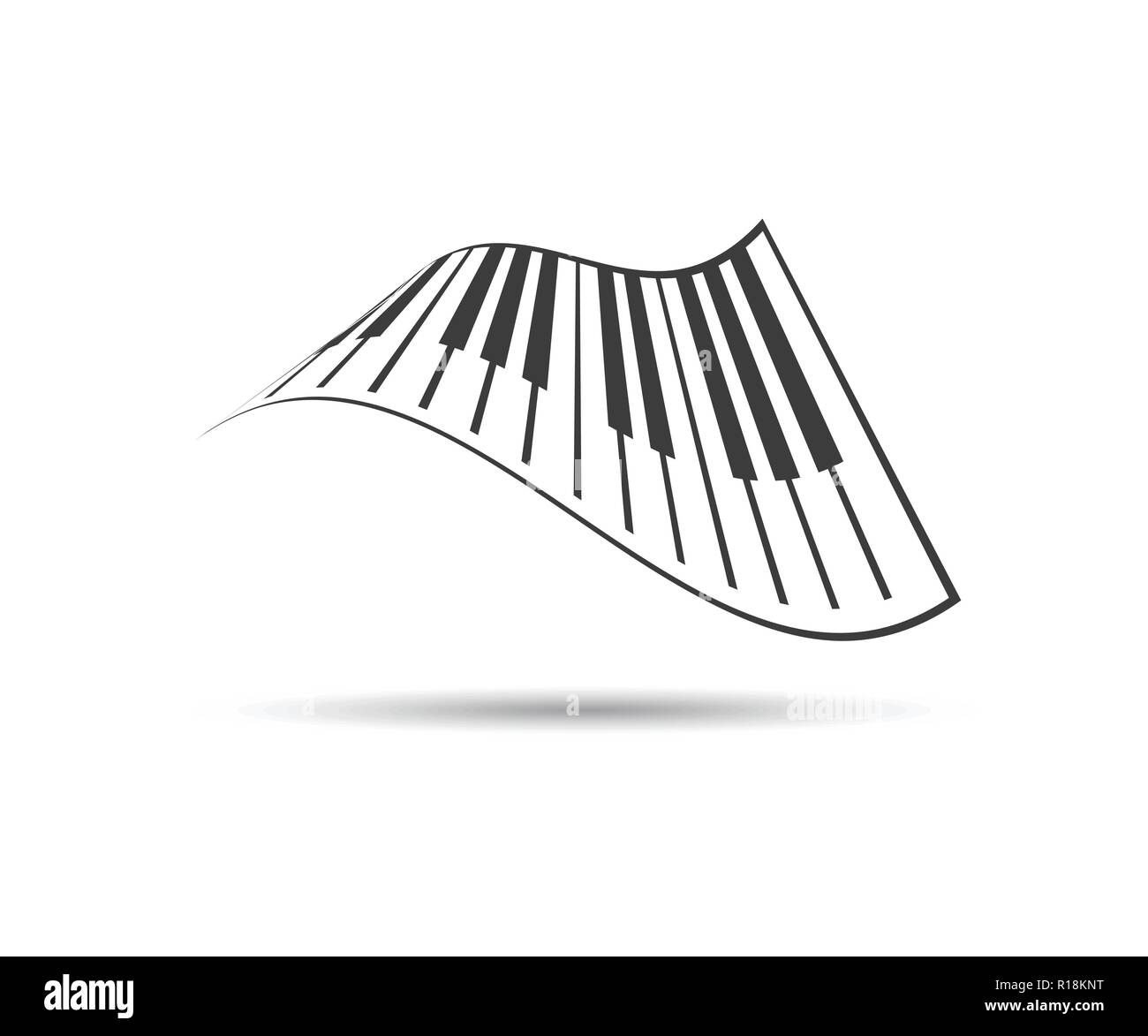 Les claviers Piano illustrations vectorielles eps logo Illustration de Vecteur