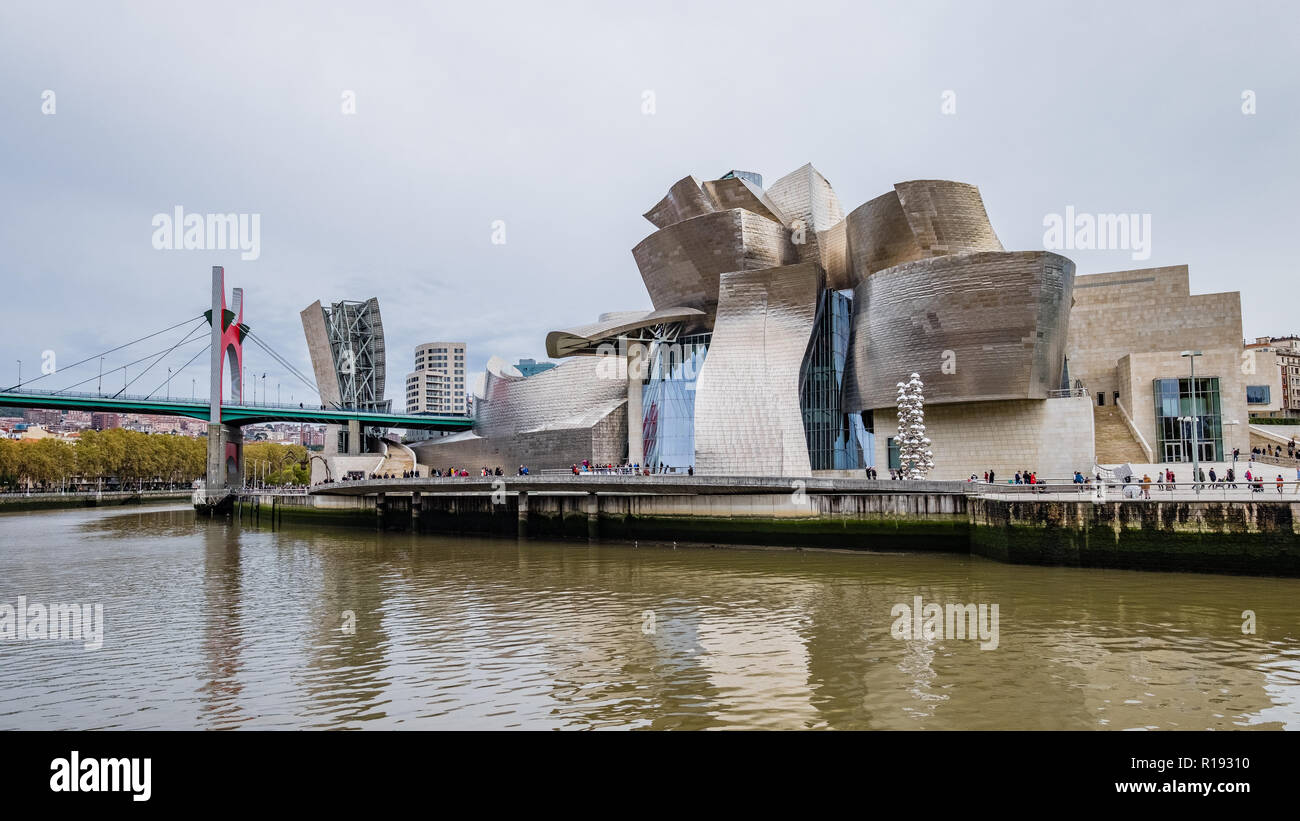 Guggenheim Museum, Bilbao, Espagne, Europe Banque D'Images