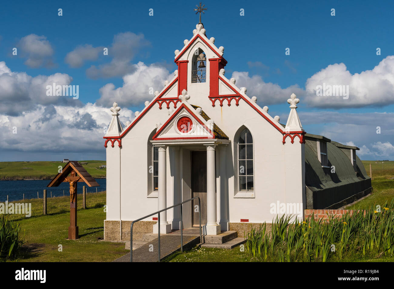 Chapelle italienne, holm agneau, Orkney Banque D'Images