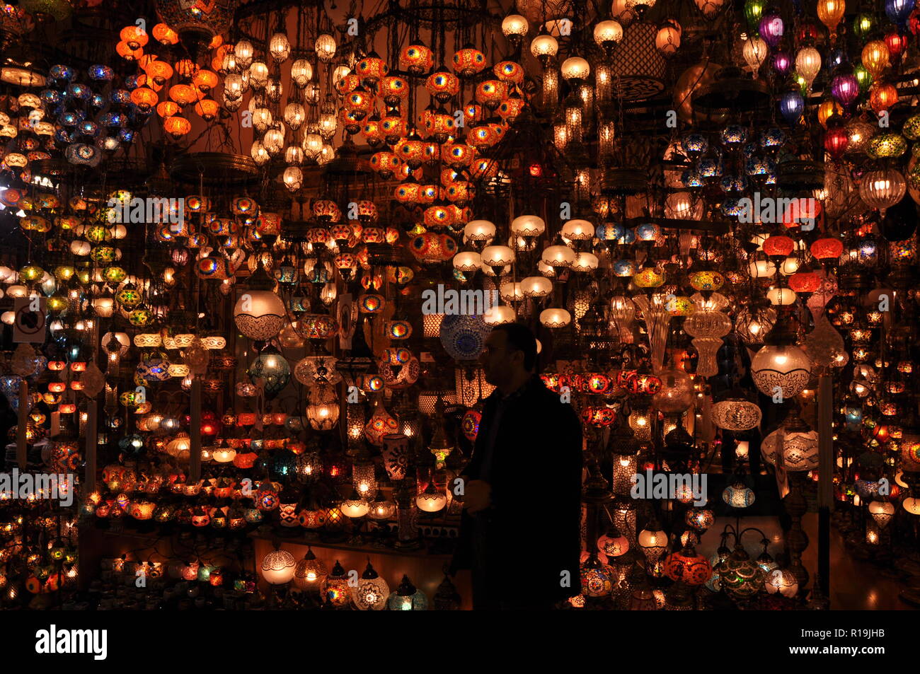 Lumières de Big Bazar Banque D'Images