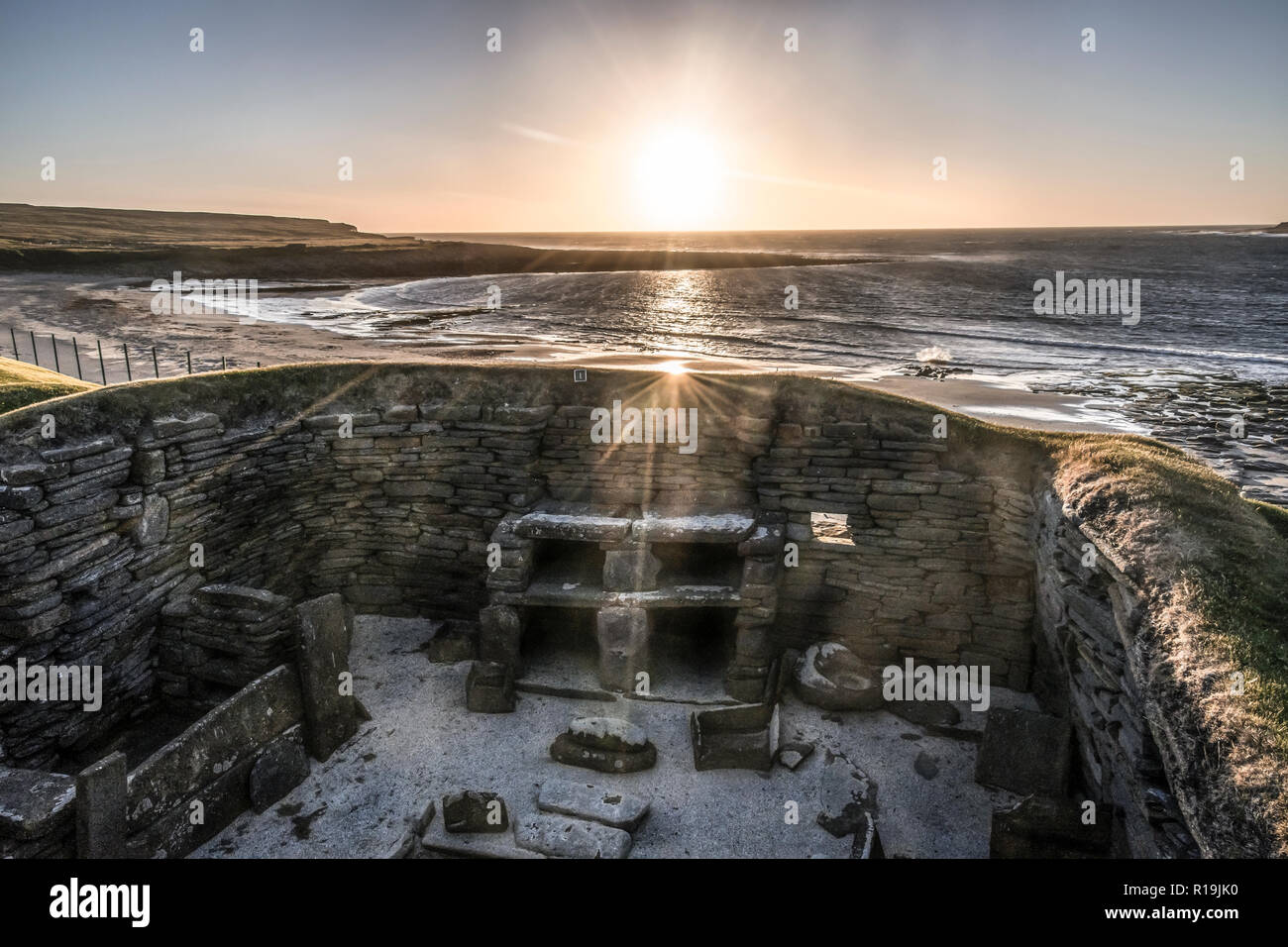 Skara Brae, Orkney Banque D'Images