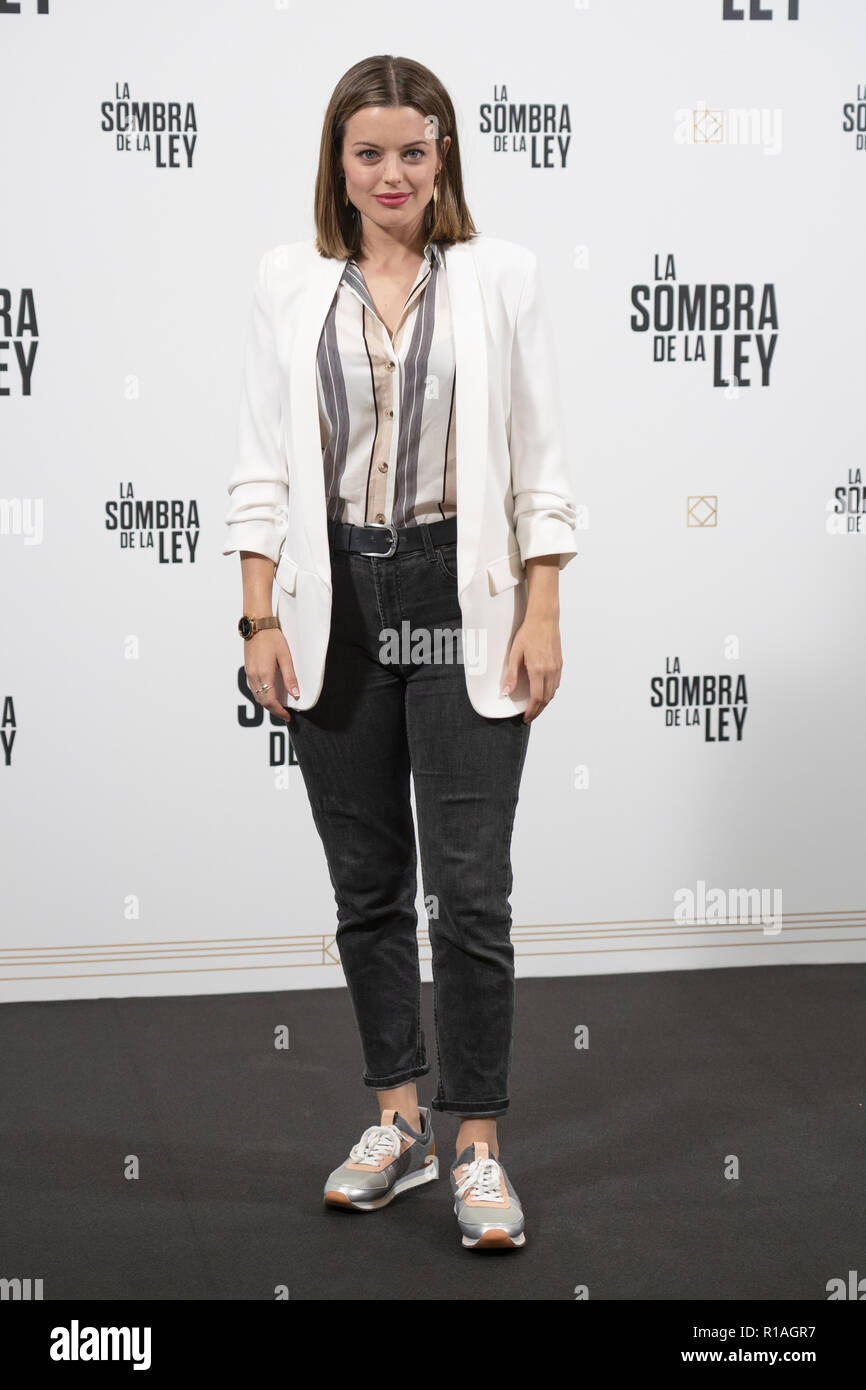 "La Sombra De la Ley' photocall à Madrid, Espagne Avec : Adriana Torrebejano Où : Madrid, Espagne Quand : 10 Oct 2018 Crédit : Oscar Gonzalez/WENN.com Banque D'Images