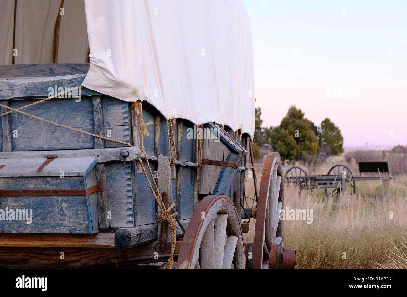 Oregon Trail, Mormon Trail, sentier de la Californie Banque D'Images