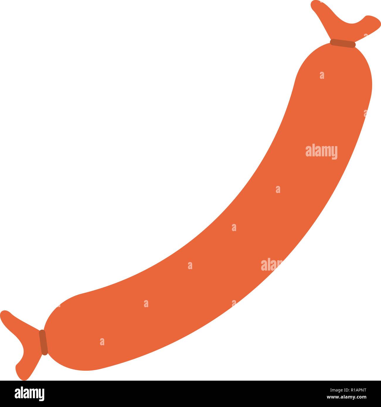 Viand Graphics La viande barbecue saucisses vecteur isolé illustration graphic design ...