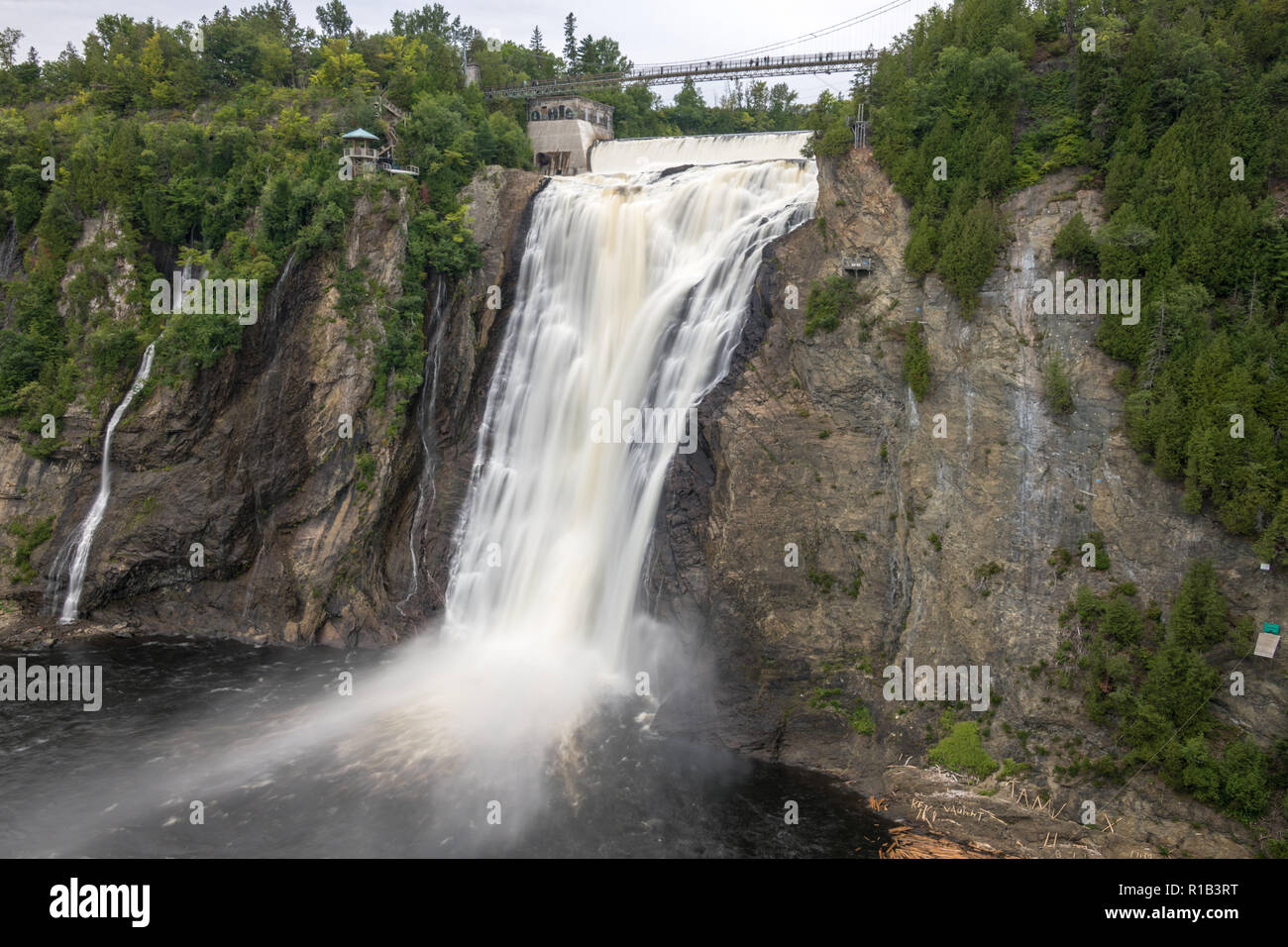 Chutes Montmorency, Parc national de la Gaspésie, Québec, Canada Banque D'Images