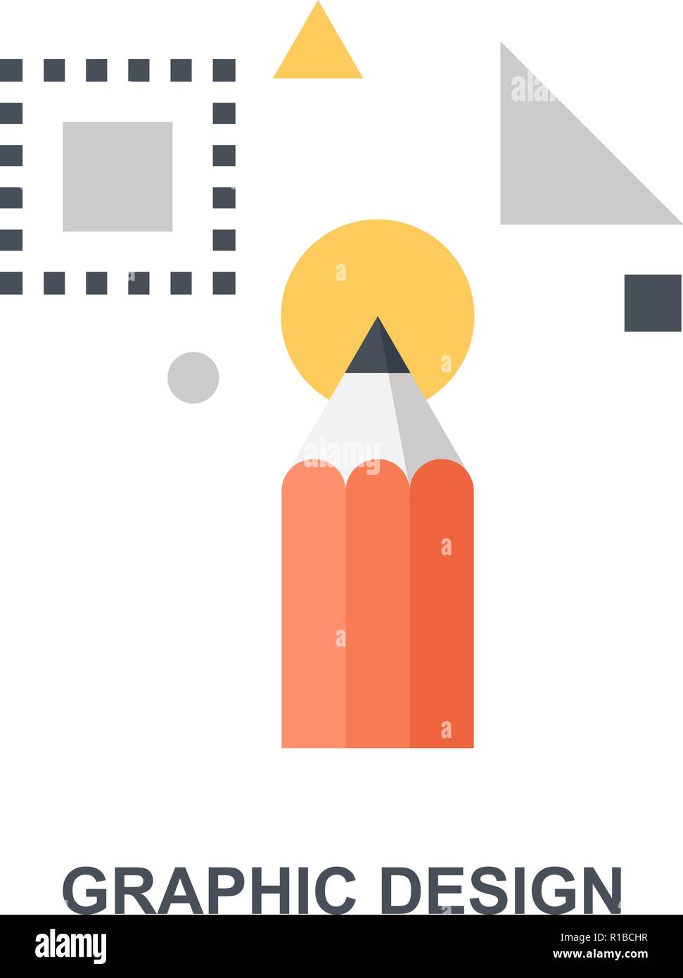 Graphic Design concept icône Illustration de Vecteur