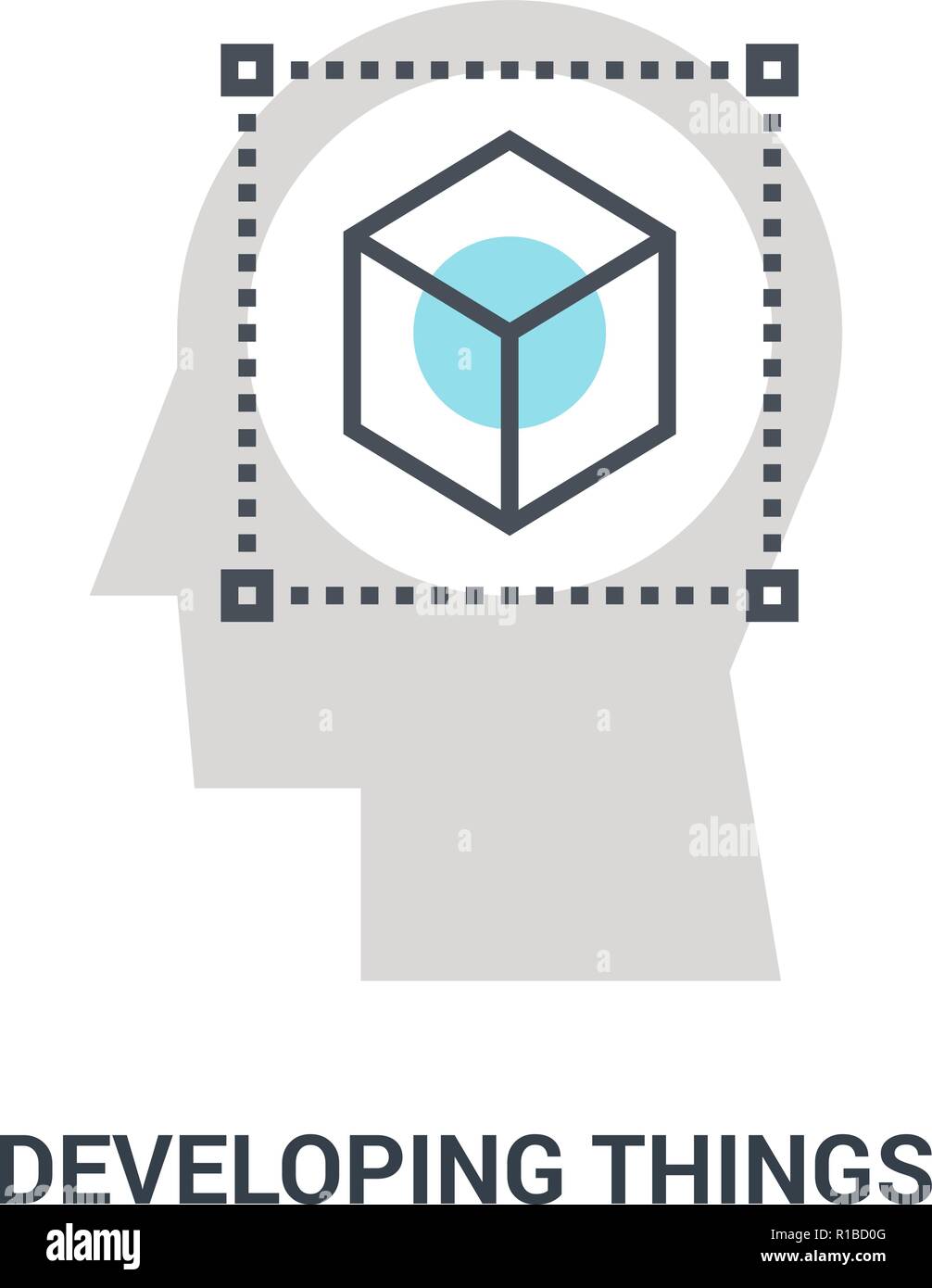 Les choses concept icône Illustration de Vecteur