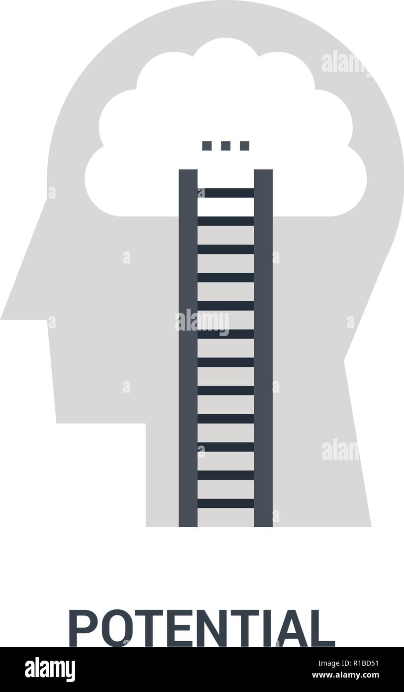 Concept icône potentielle Illustration de Vecteur