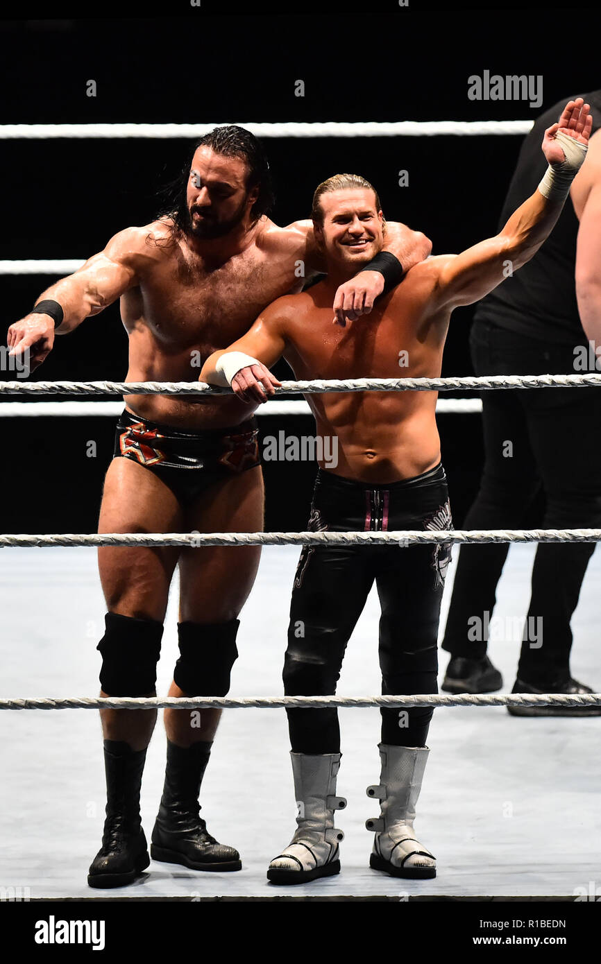 Rome, Italie. 11Th Nov, 2018. Show WWE Live at the Palalottomatica-Rome 10-11-2018 Dans l'photo Drew MCINTYRE et Dolph Ziggler Photographe01 Photo Credit : agence photo indépendante/Alamy Live News Banque D'Images