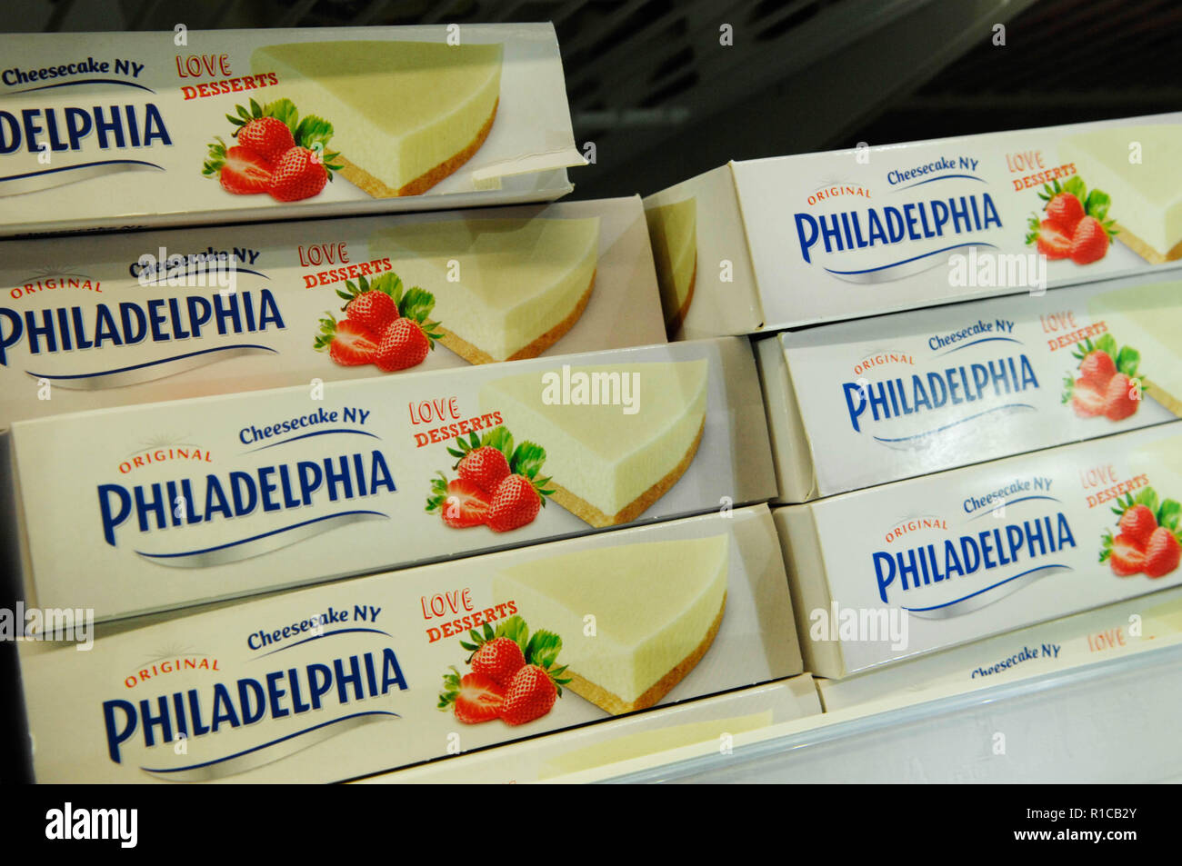 Gateau Au Fromage Philadelphia Photo Stock Alamy