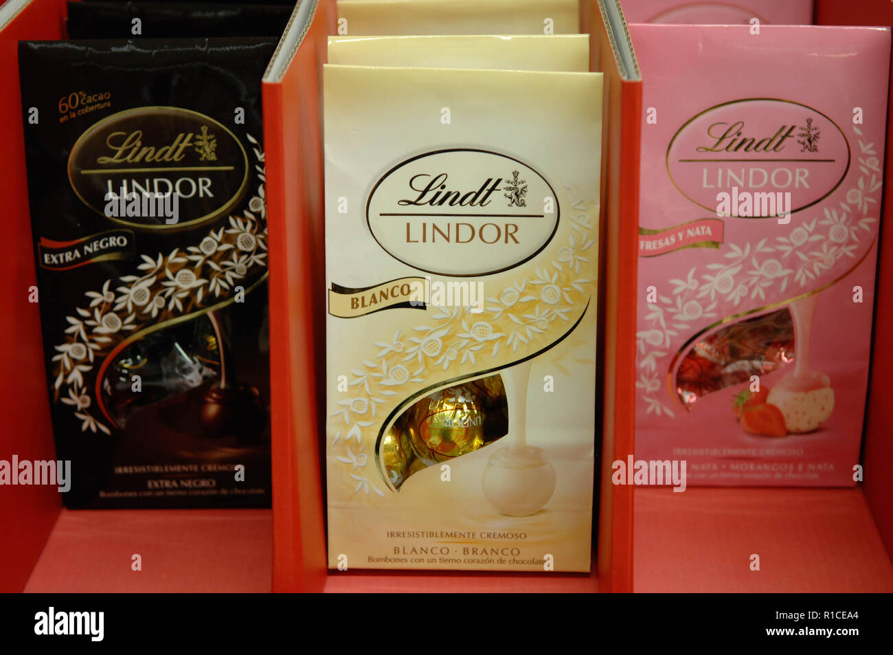 Le Chocolat Lindt Photo Stock Alamy