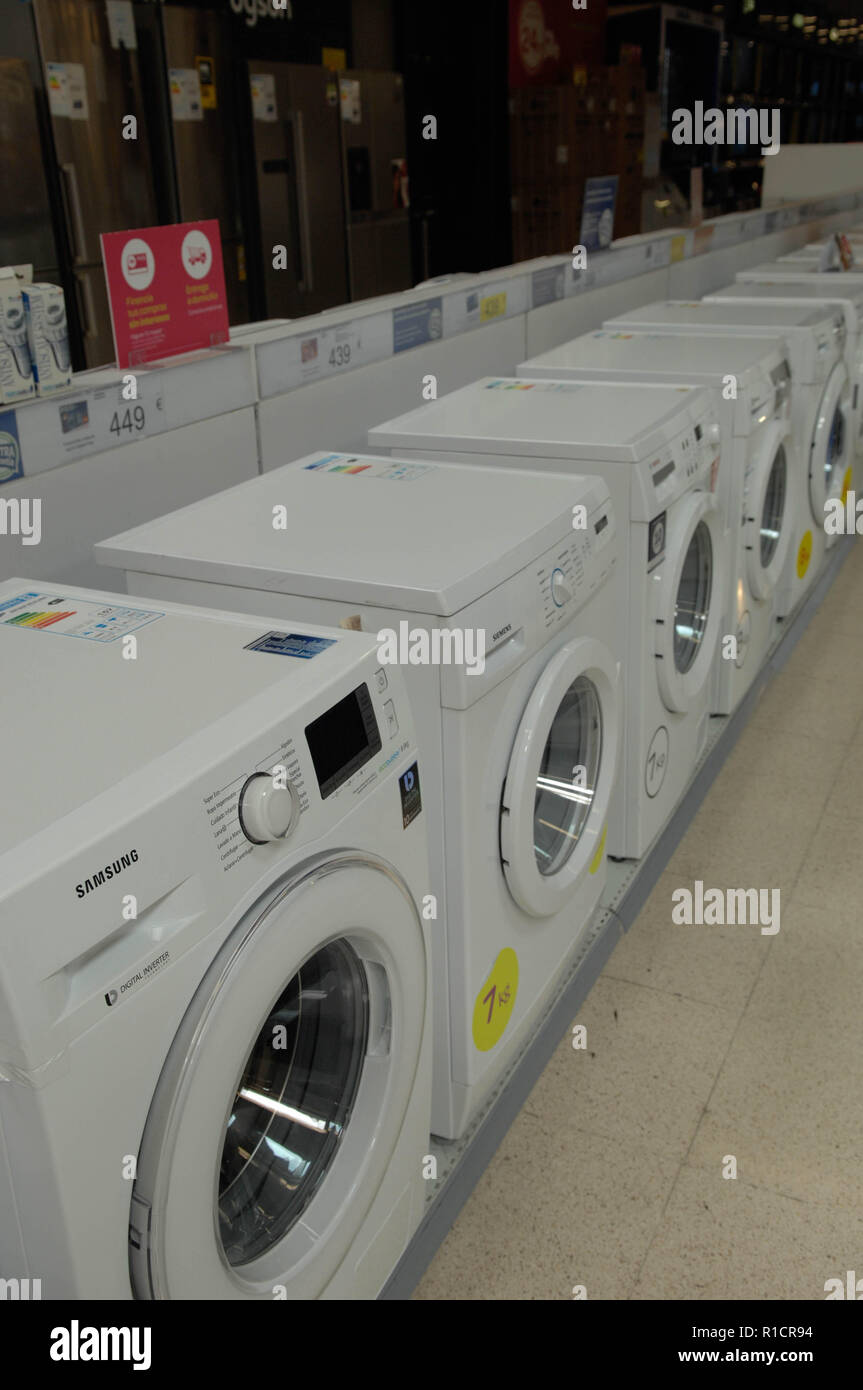 Sumsung,lave-linge Banque D'Images