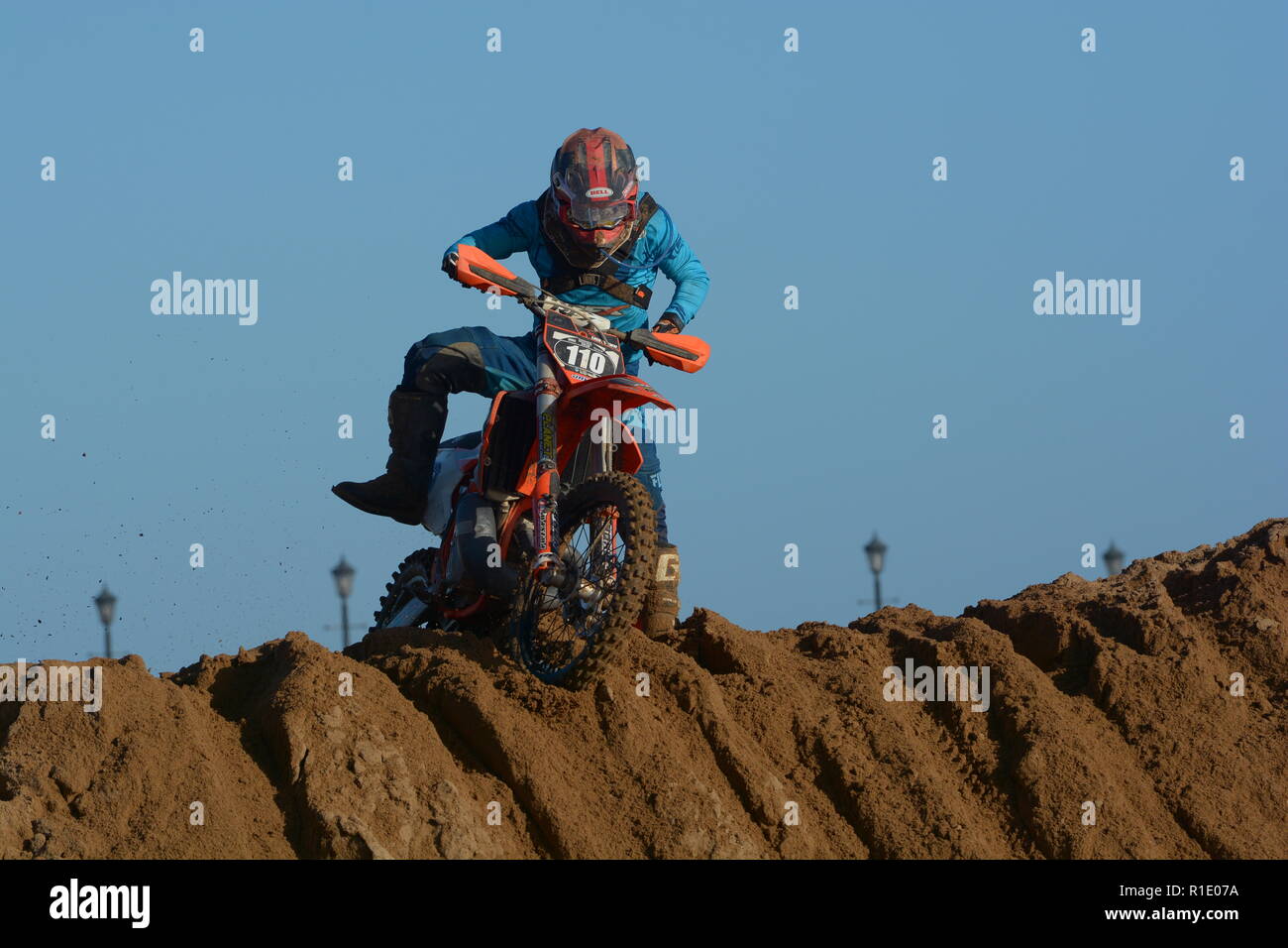 Plage de Skegness race Les 10 et 11 novembre 2018. Enduro, Motocross, side-car et quad racing sur le sable Banque D'Images Plage de Skegness race Les 10 et 11 novembre 2018. Enduro, Motocross, side-car et quad racing sur le sable Banque D'Images