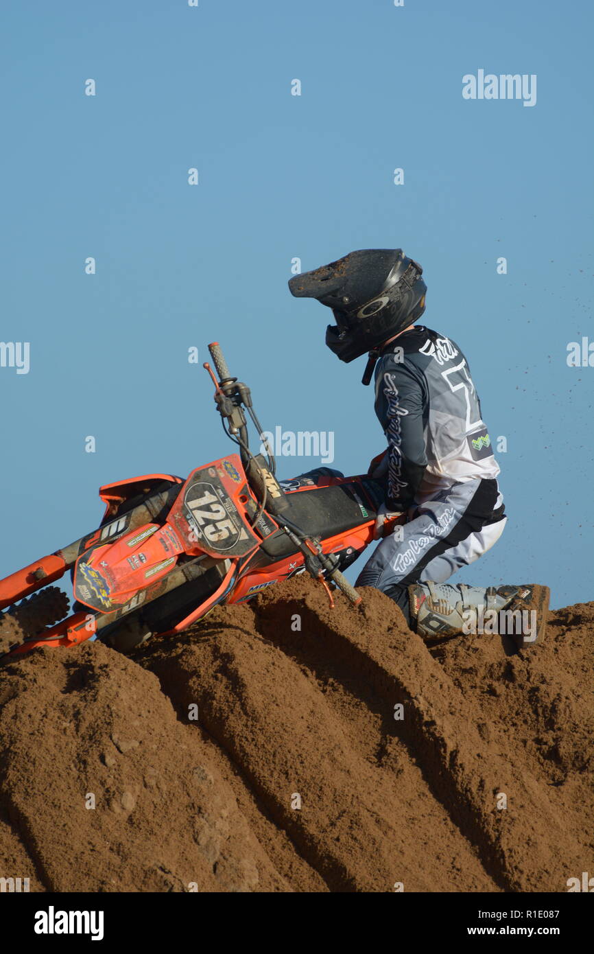 Plage de Skegness race Les 10 et 11 novembre 2018. Enduro, Motocross, side-car et quad racing sur le sable Banque D'Images Plage de Skegness race Les 10 et 11 novembre 2018. Enduro, Motocross, side-car et quad racing sur le sable Banque D'Images