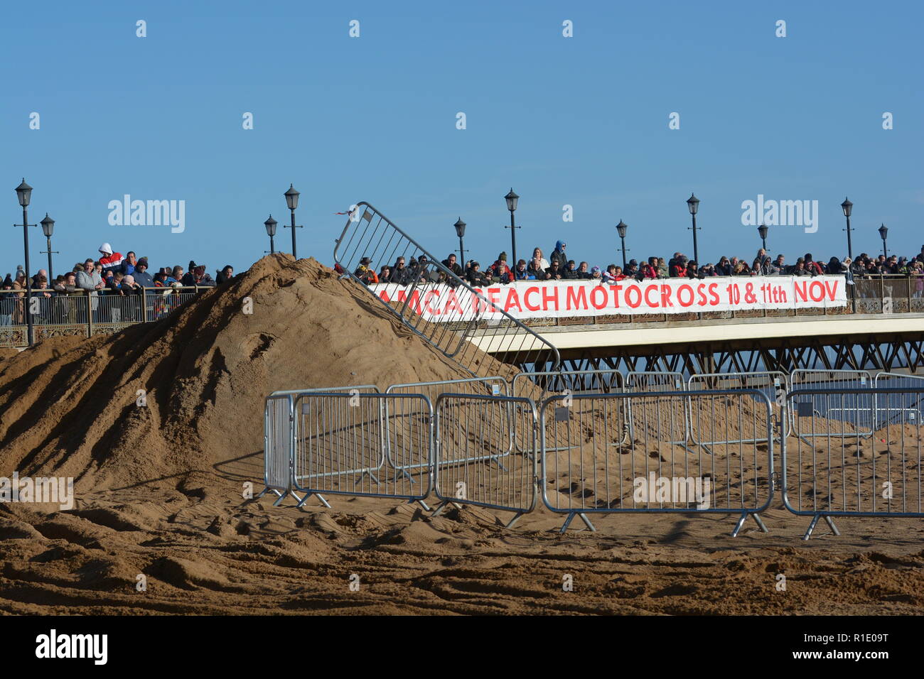 Plage de Skegness race Les 10 et 11 novembre 2018. Enduro, Motocross, side-car et quad racing sur le sable Banque D'Images Plage de Skegness race Les 10 et 11 novembre 2018. Enduro, Motocross, side-car et quad racing sur le sable Banque D'Images