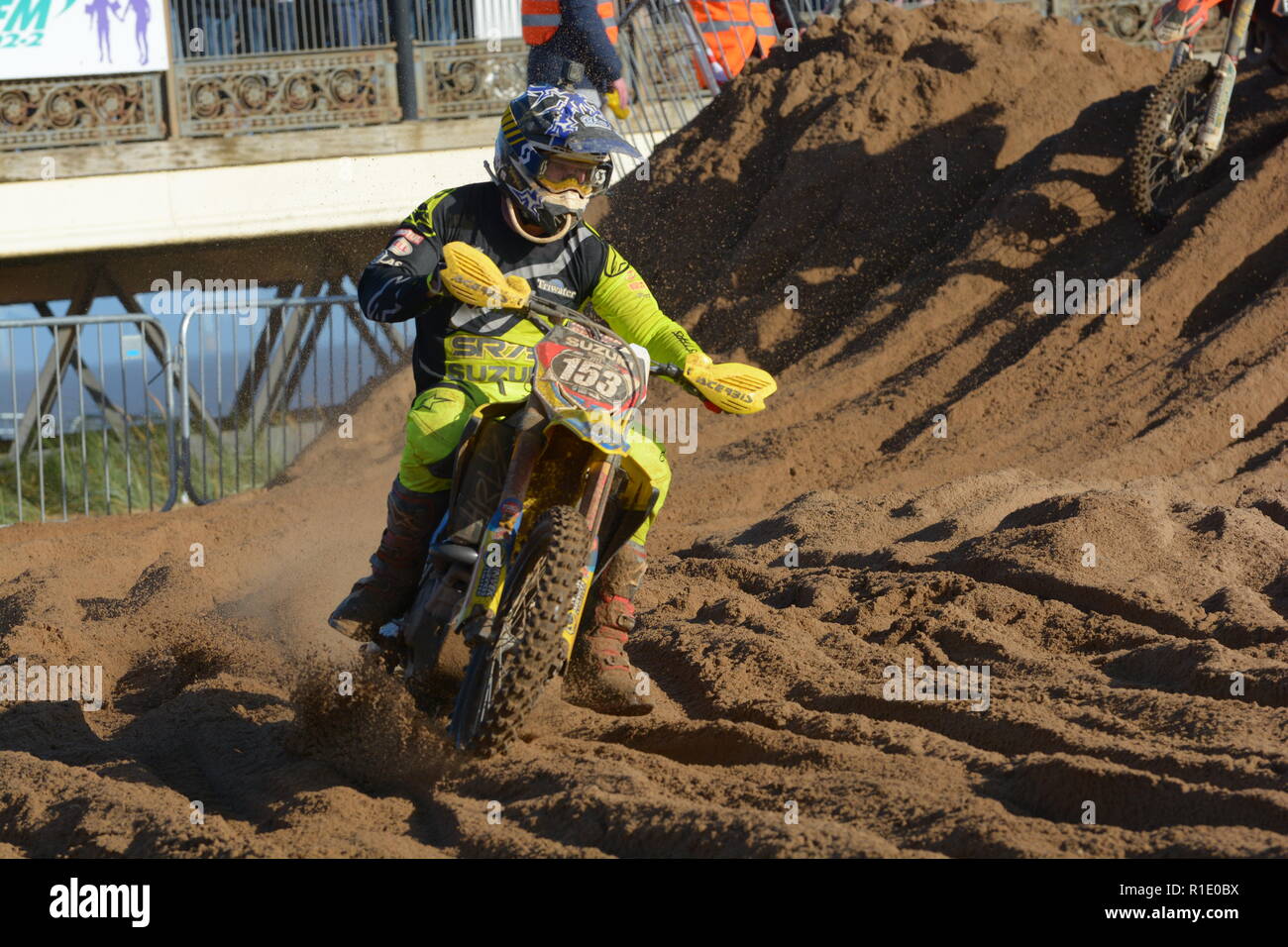 Plage de Skegness race Les 10 et 11 novembre 2018. Enduro, Motocross, side-car et quad racing sur le sable Banque D'Images Plage de Skegness race Les 10 et 11 novembre 2018. Enduro, Motocross, side-car et quad racing sur le sable Banque D'Images