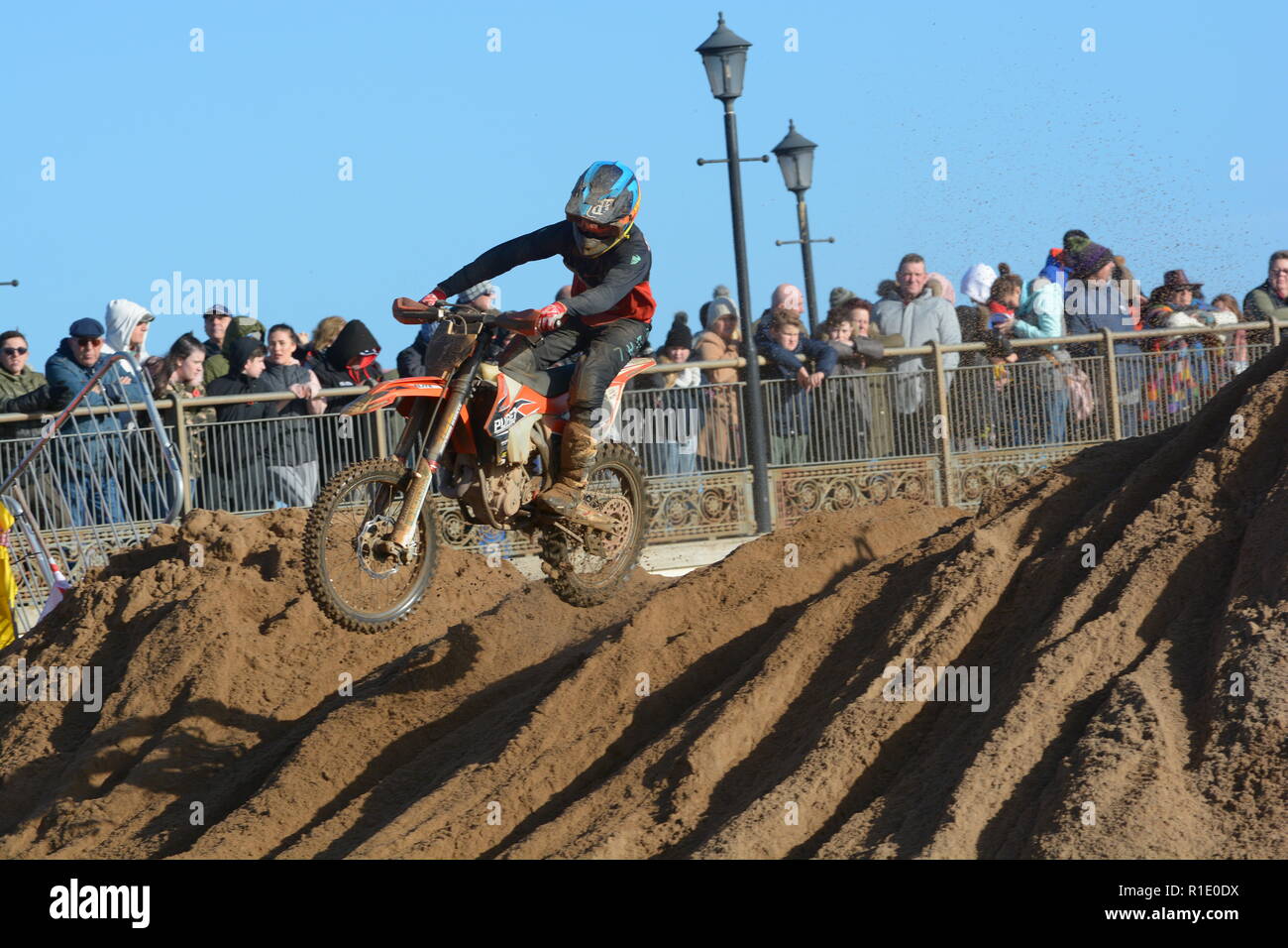 Plage de Skegness race Les 10 et 11 novembre 2018. Enduro, Motocross, side-car et quad racing sur le sable Banque D'Images Plage de Skegness race Les 10 et 11 novembre 2018. Enduro, Motocross, side-car et quad racing sur le sable Banque D'Images