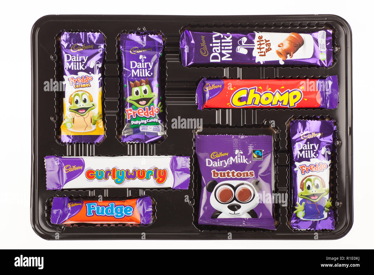 Sélection de Noël Cadburys fort à partir de 2017 Banque D'Images