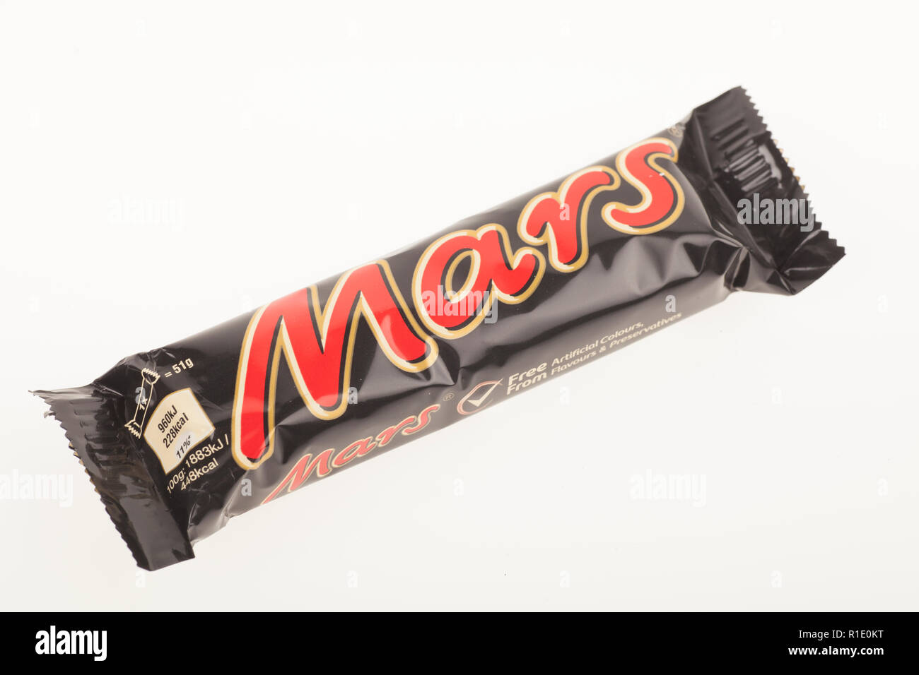 La barre Mars Chocolat Banque D'Images